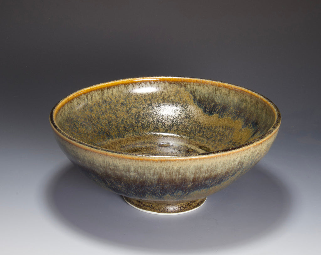 Bowl - Made on Pottery Wheel - Porcelain Clay - Title "Four Winds Rising"