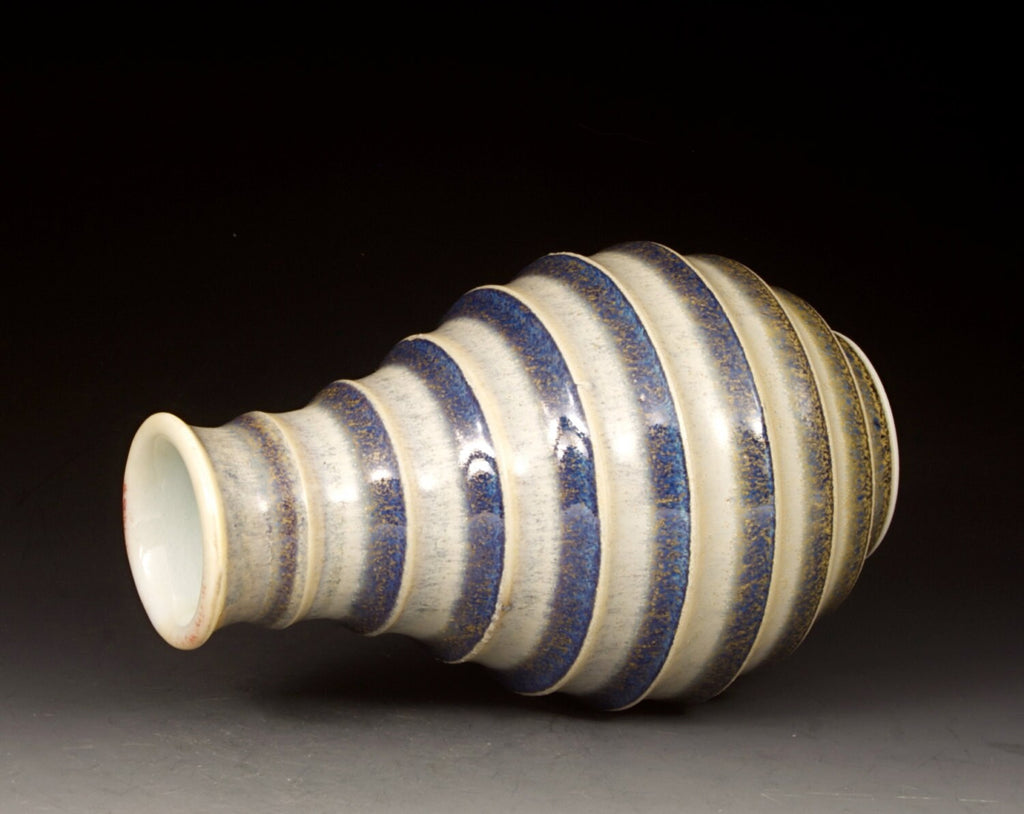 Porcelain Vase Handmade on Pottery Wheel - Title  “Spring Secrets”