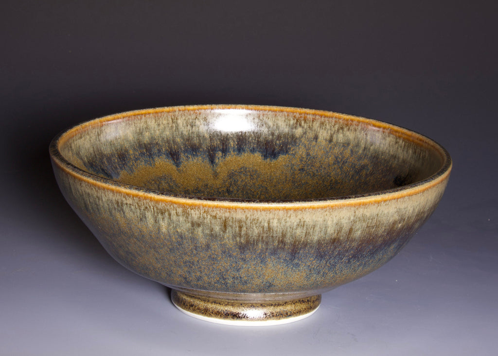 Bowl - Made on Pottery Wheel - Porcelain Clay - Title "Four Winds Rising"