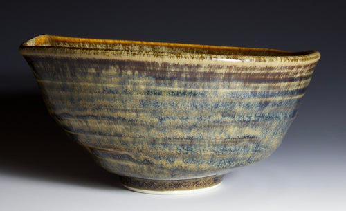 Bowl - Made on Pottery Wheel - Porcelain Clay - Title "Set Free and Gone"