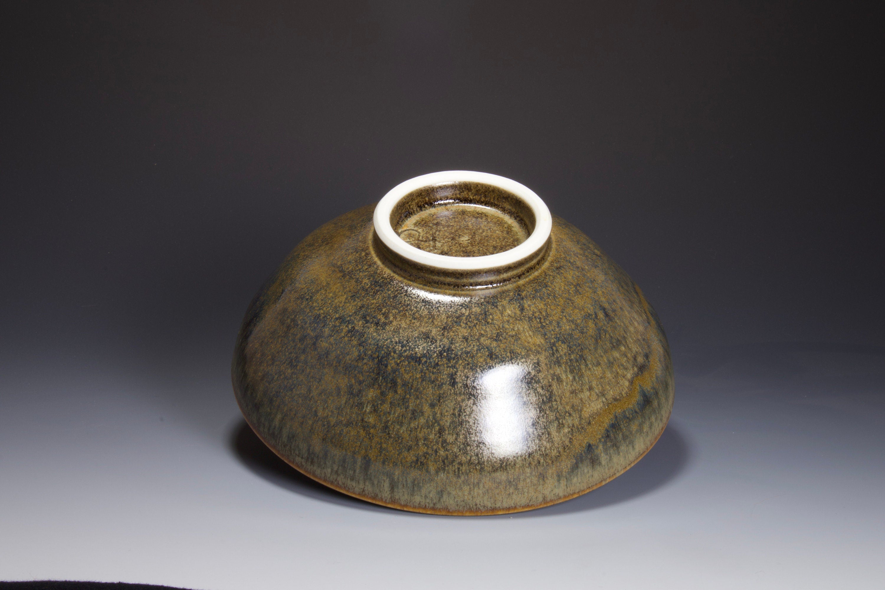 Bowl - Made on Pottery Wheel - Porcelain Clay - Title "Four Winds Rising"
