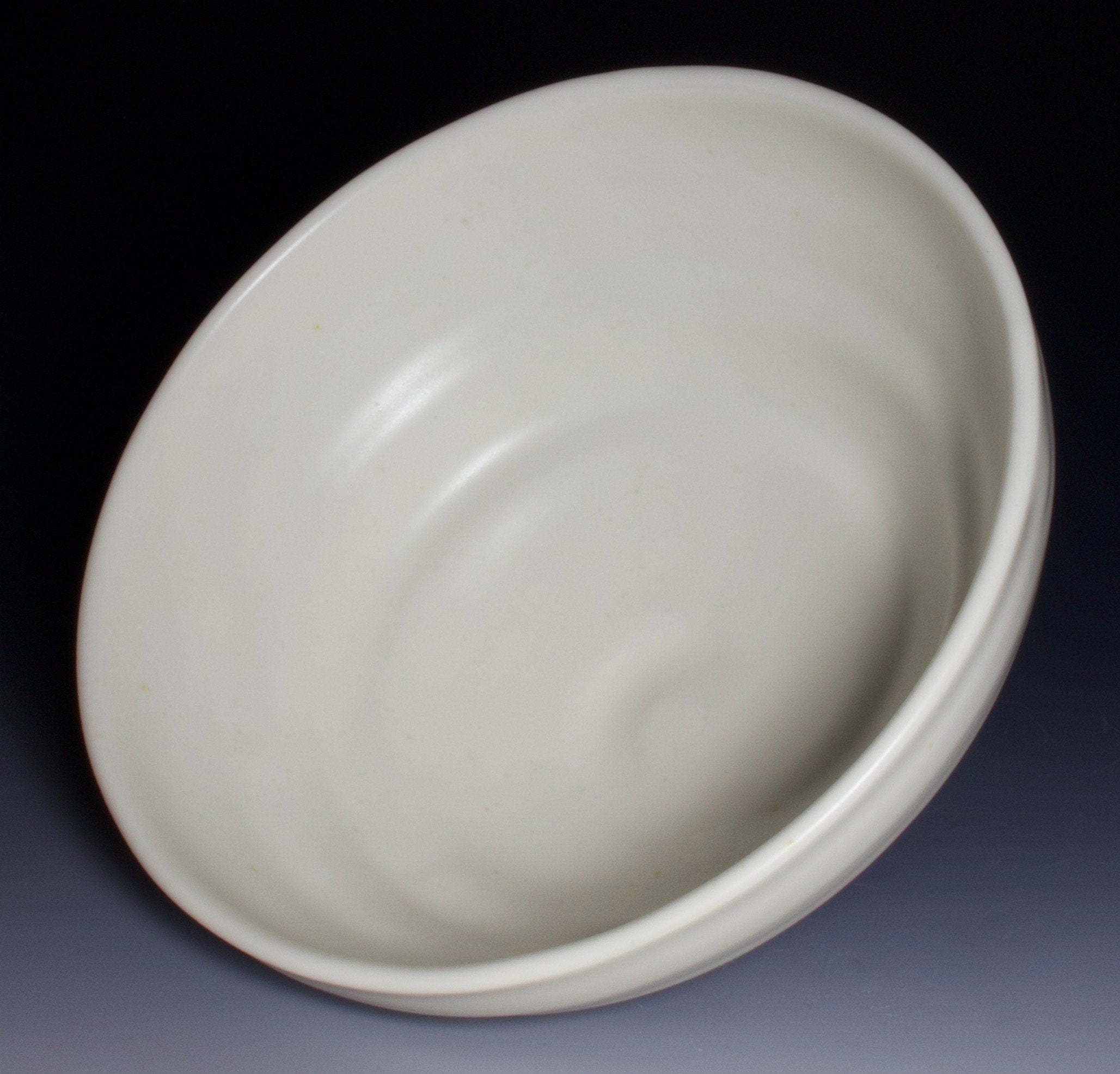 White Bowl - Handmade on Pottery Wheel