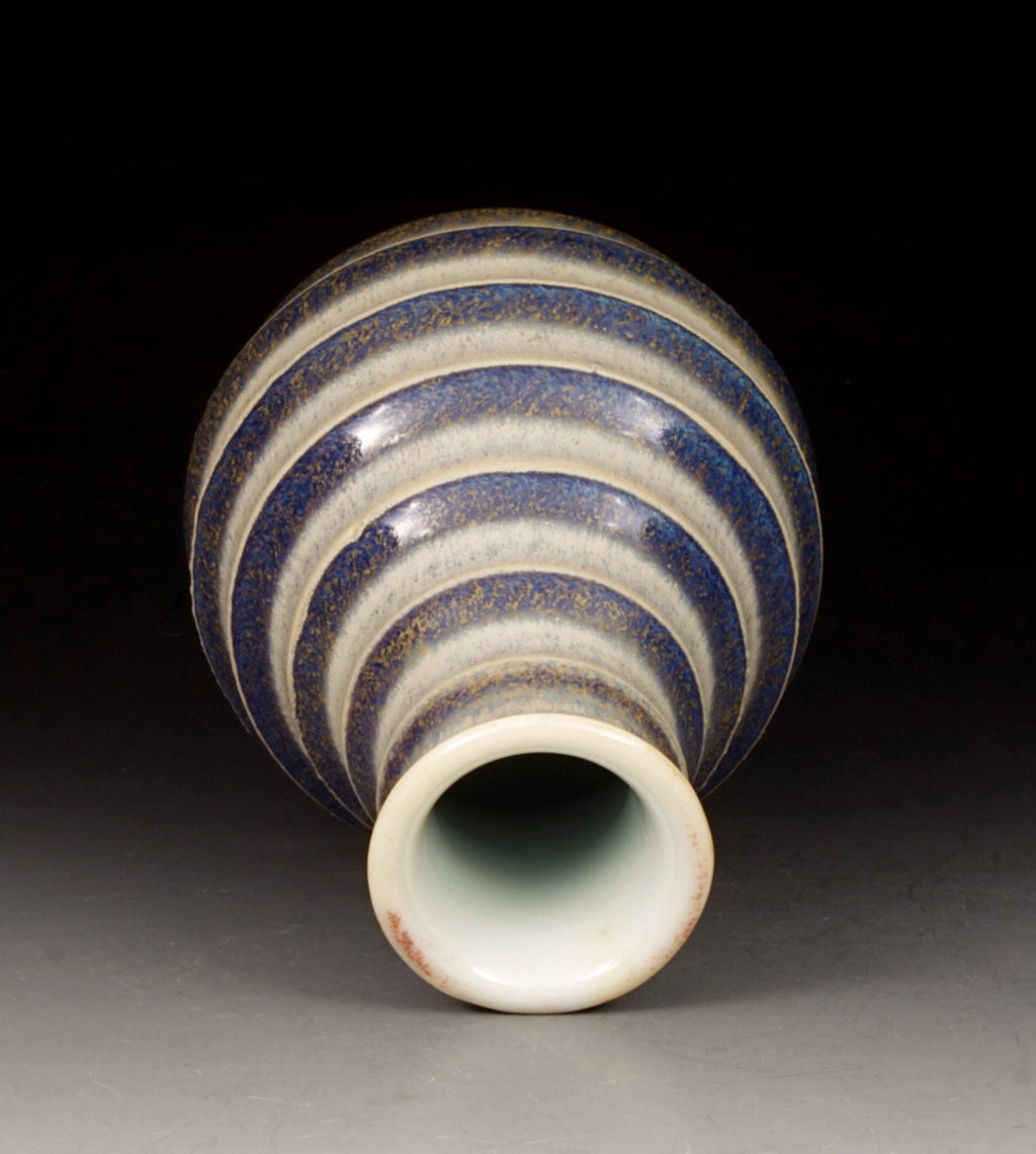 Porcelain Vase Handmade on Pottery Wheel - Title  “Spring Secrets”
