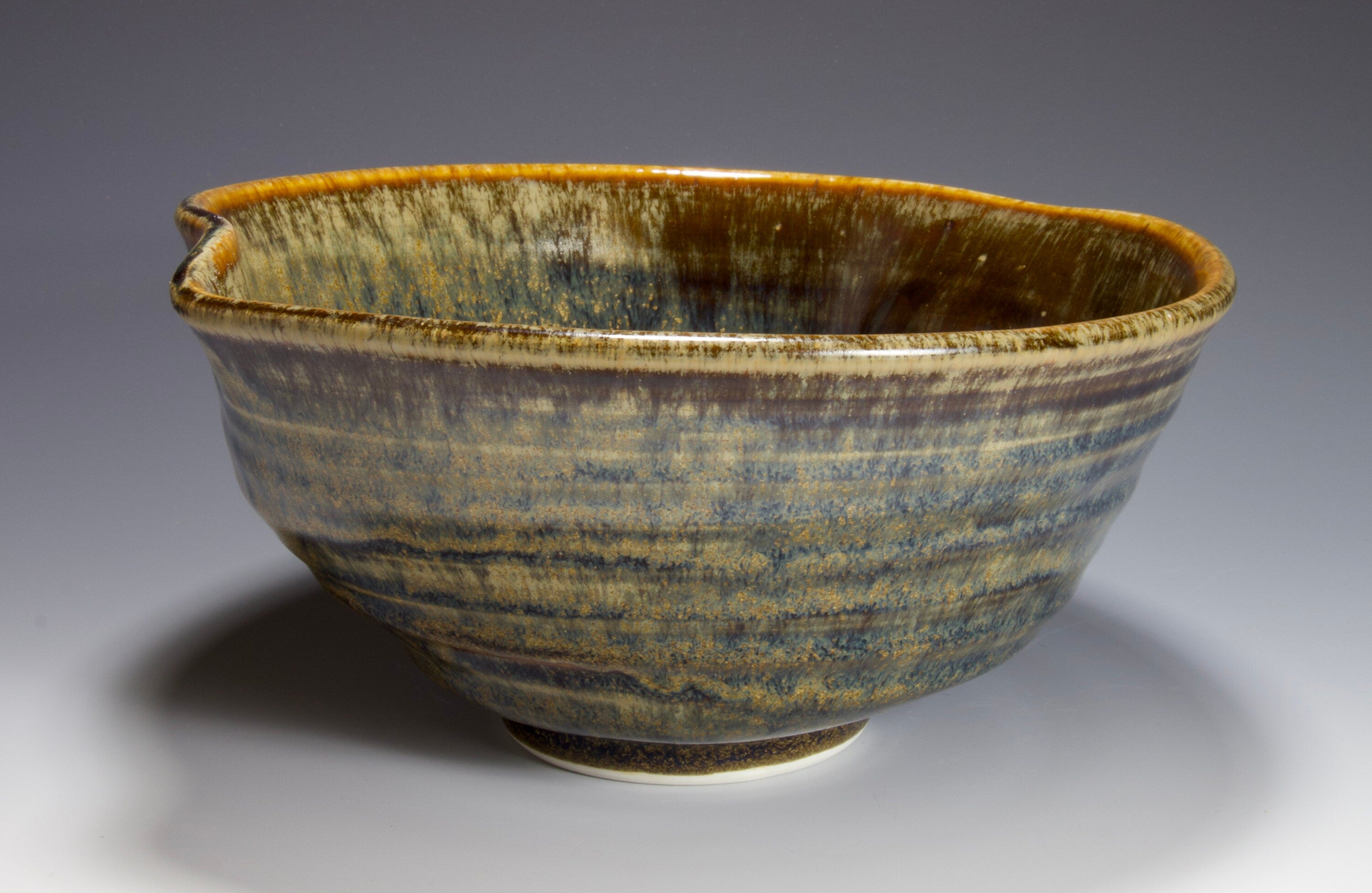 Bowl - Made on Pottery Wheel - Porcelain Clay - Title "Set Free and Gone"