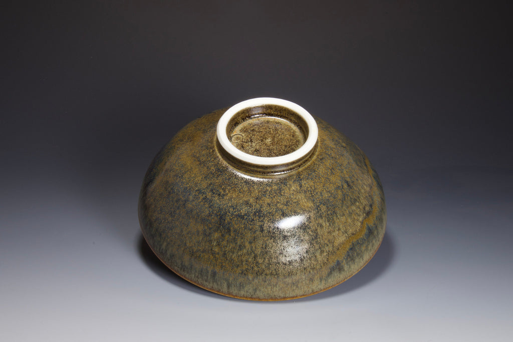 Bowl - Made on Pottery Wheel - Porcelain Clay - Title "Four Winds Rising"