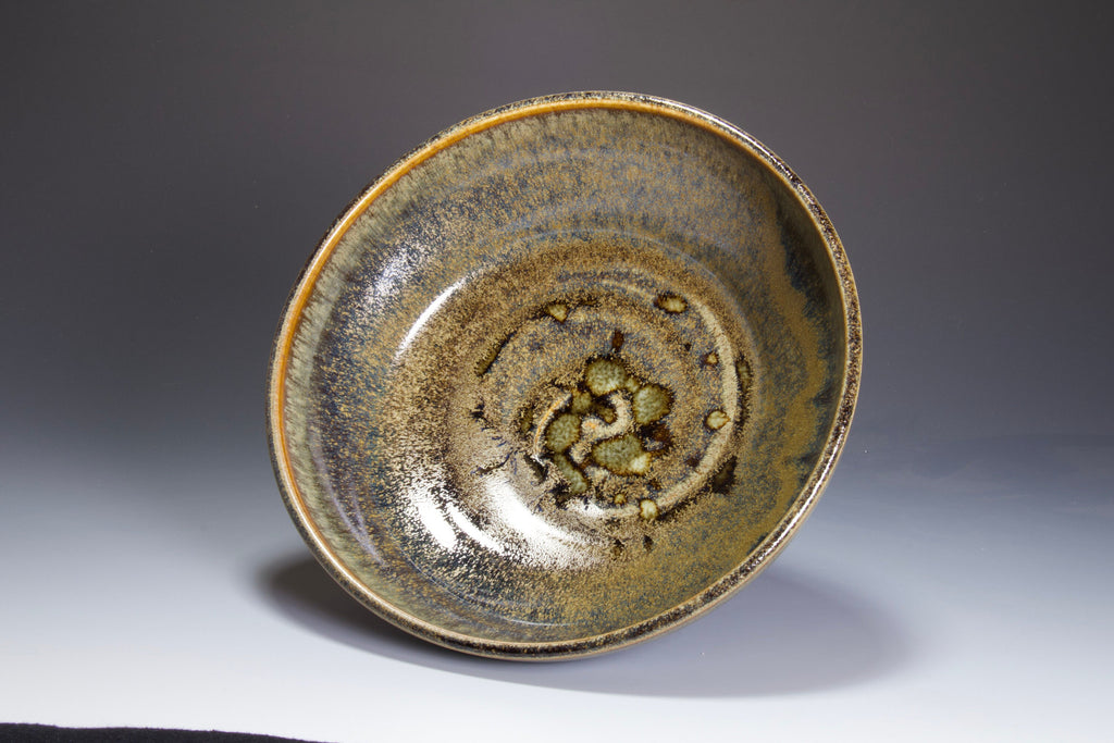 Bowl - Made on Pottery Wheel - Porcelain Clay - Title "Four Winds Rising"