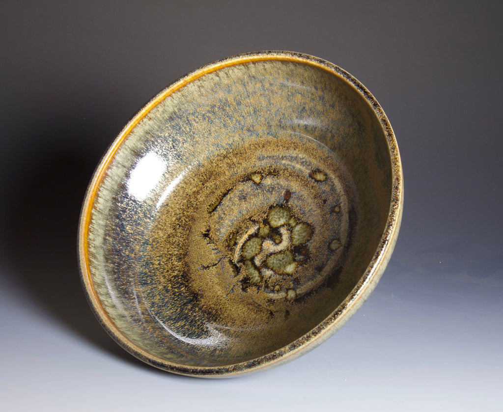 Bowl - Made on Pottery Wheel - Porcelain Clay - Title "Four Winds Rising"